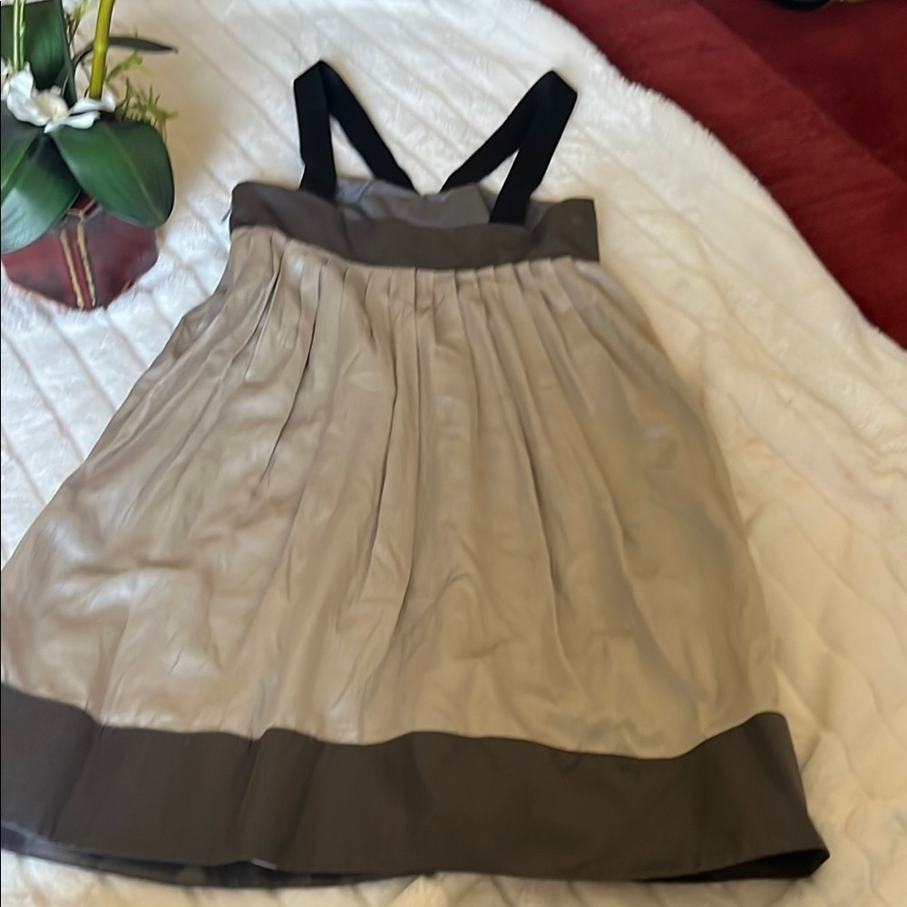 Club Monaco Satin Boho Cream Sundress Sleeveless Spaghetti Strap Cocktail - Picture 10 of 10